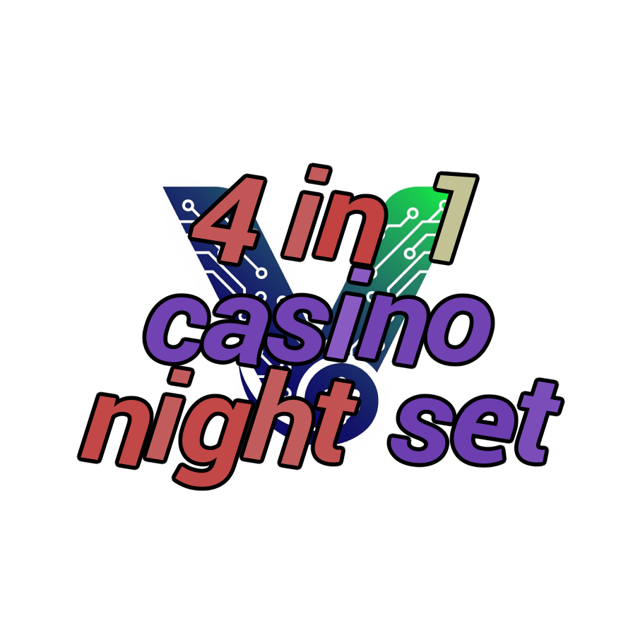 4 in 1 casino night set